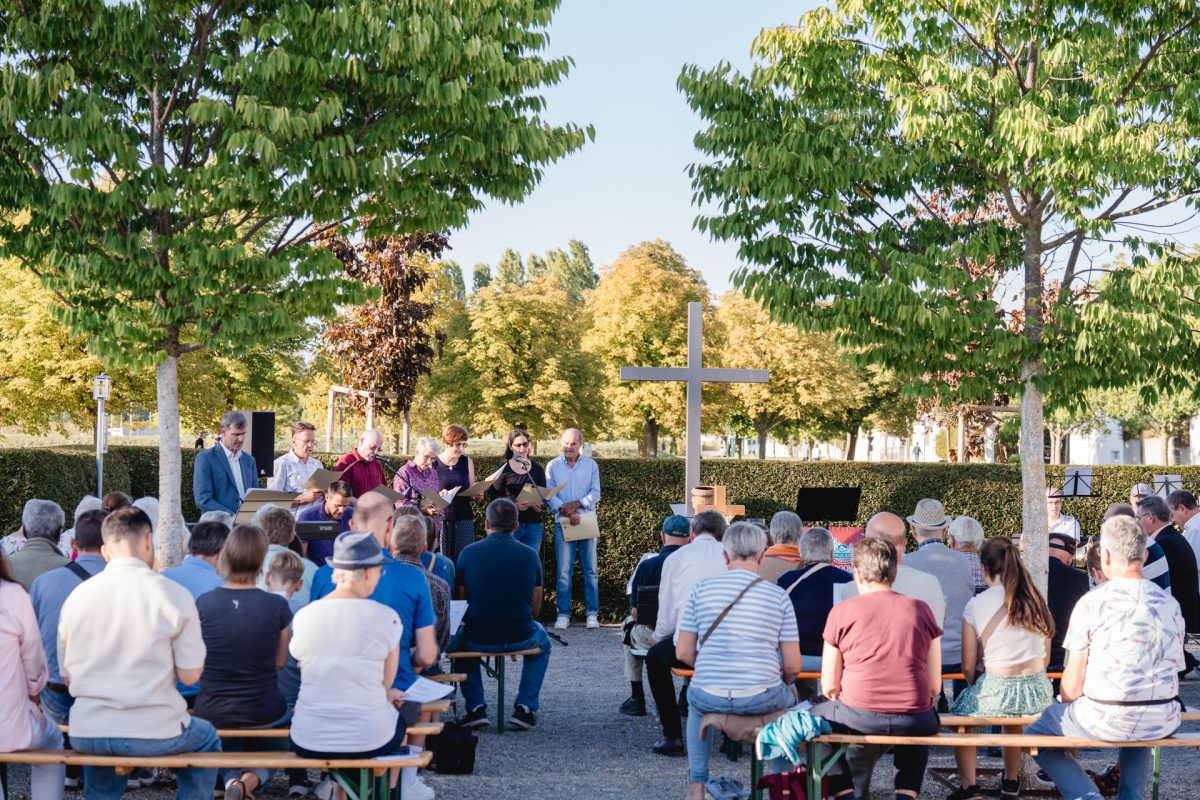 Rückblick zum ök. Gottesdienst im Bibelgarten